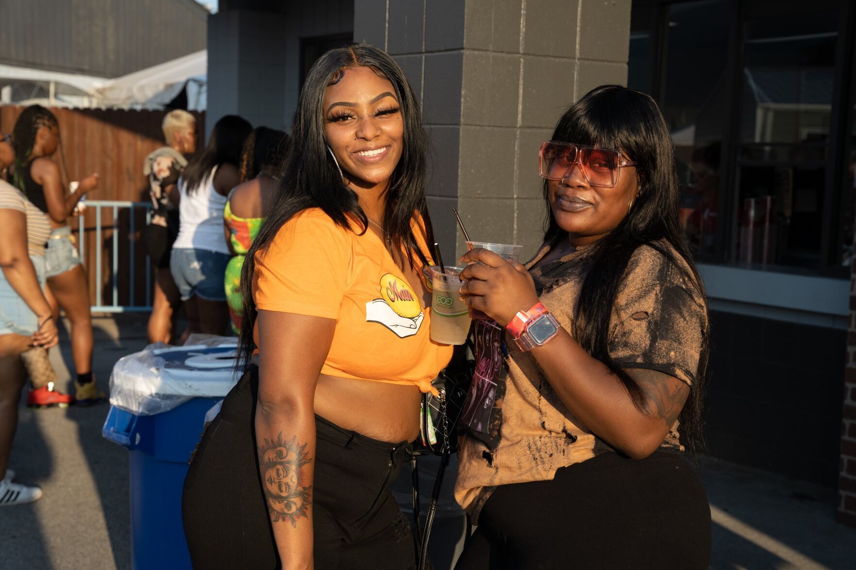 Chris Brown and Lil Baby at the Hollywood Casino Amphitheater